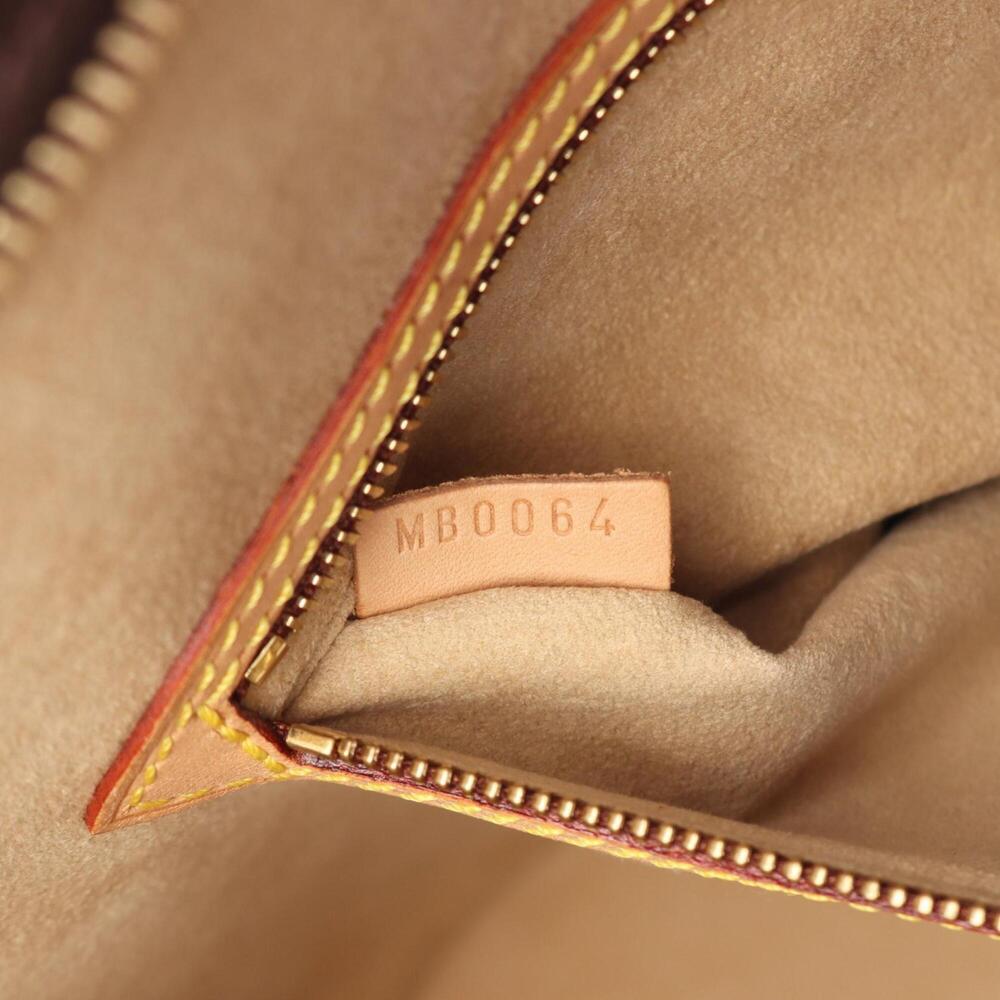 LOUIS VUITTON Authentic Brown Monogram Leather Shoulder Bag - Picture 5 of 15